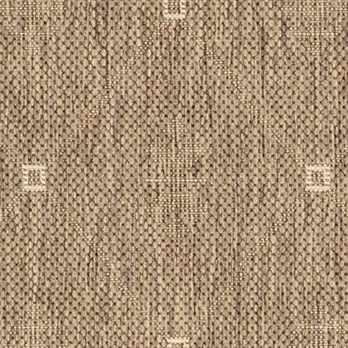 SAFAVIEH Courtyard Derek Geometric Indoor/Outdoor Area Rug, 2' x 3'7", Brown/Natural