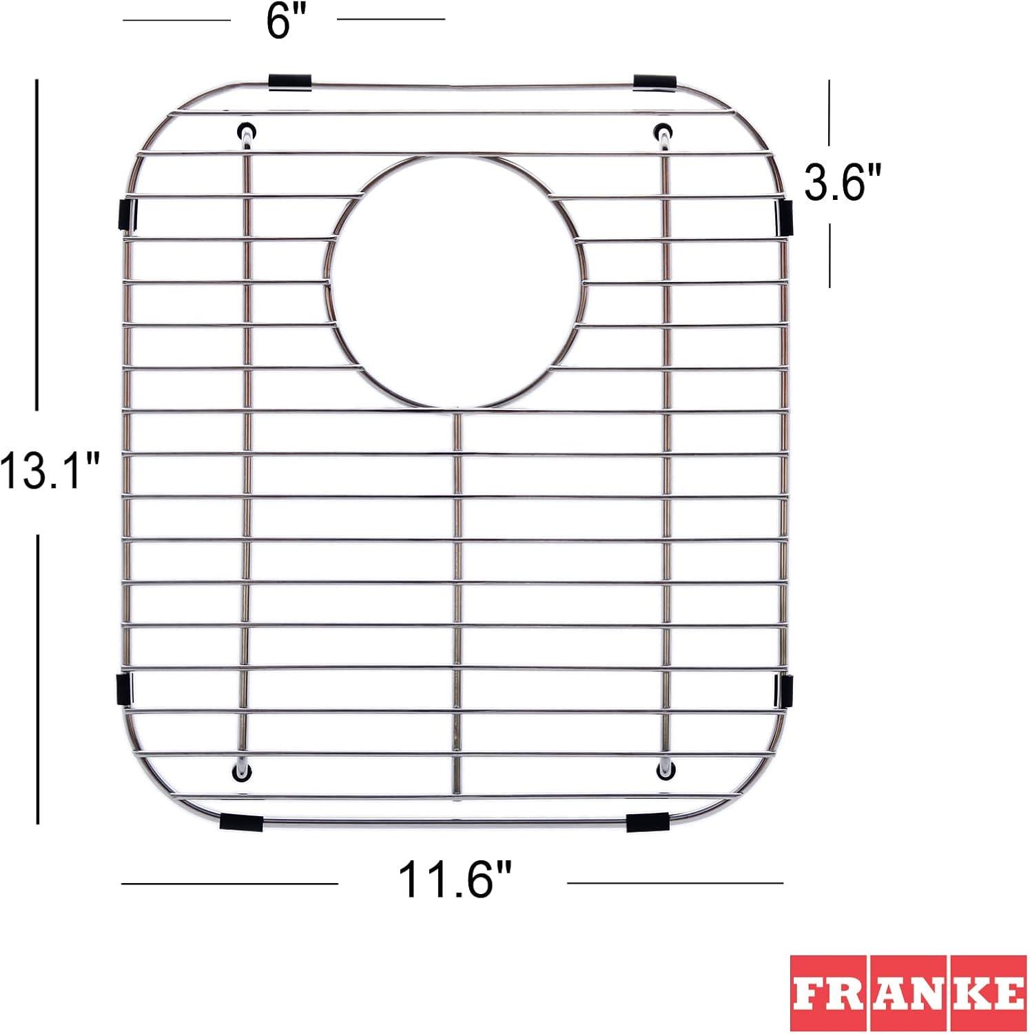 Franke Universal Stainless Steel Sink Grid with Rear Drain