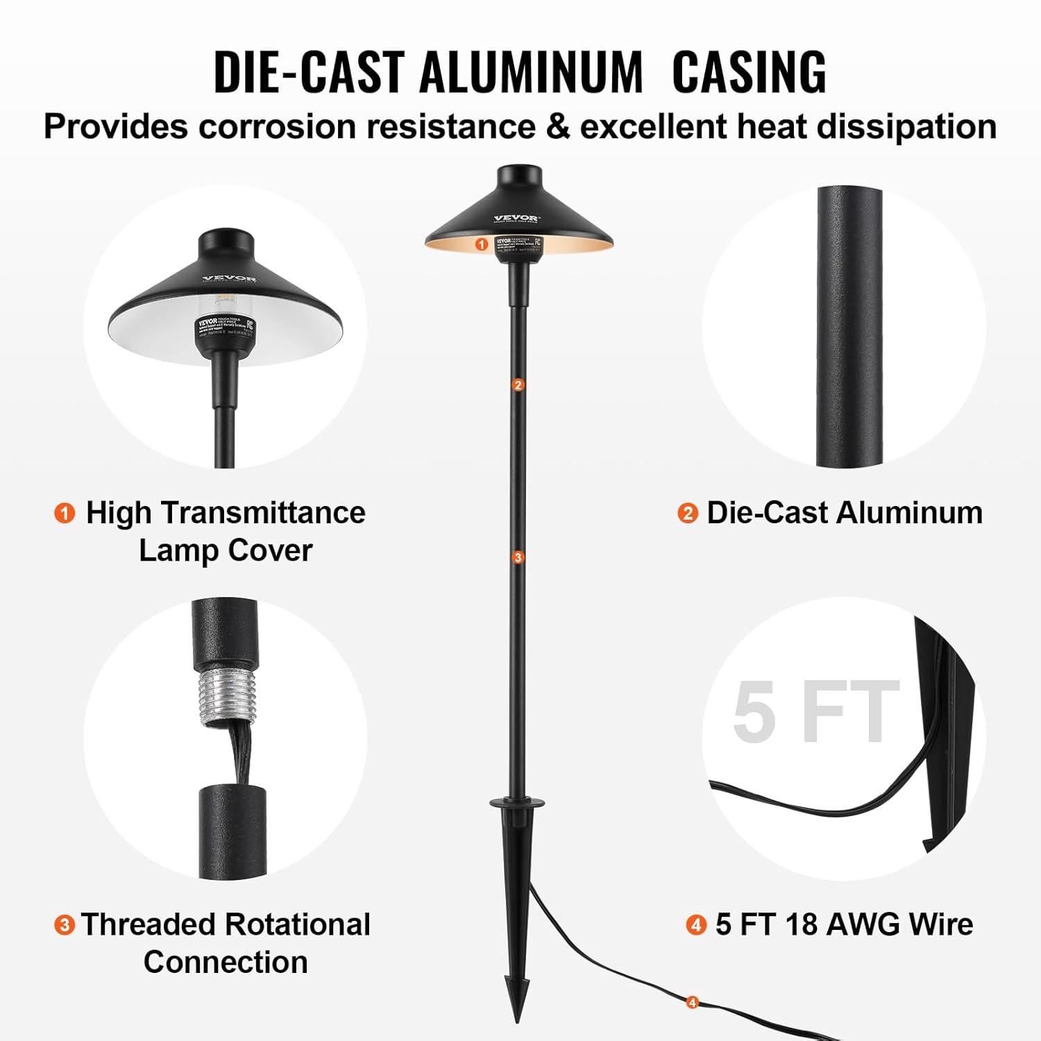VEVOR Plug-in Aluminum