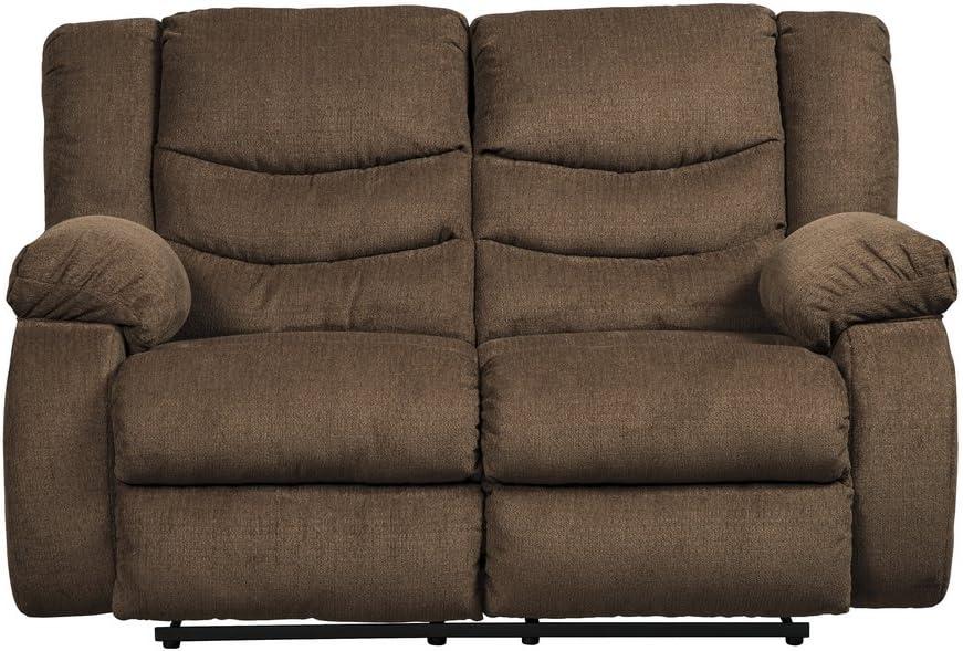 Signature Design by Ashley Tulen Reclining Loveseat in Mocha