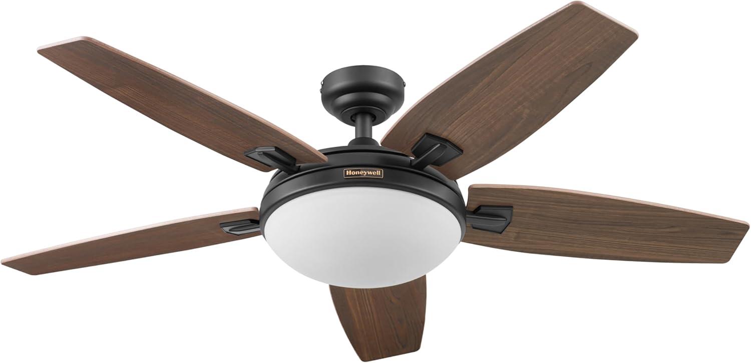 Carmel 48'' Bronze Ceiling Fan with LED Light and Remote