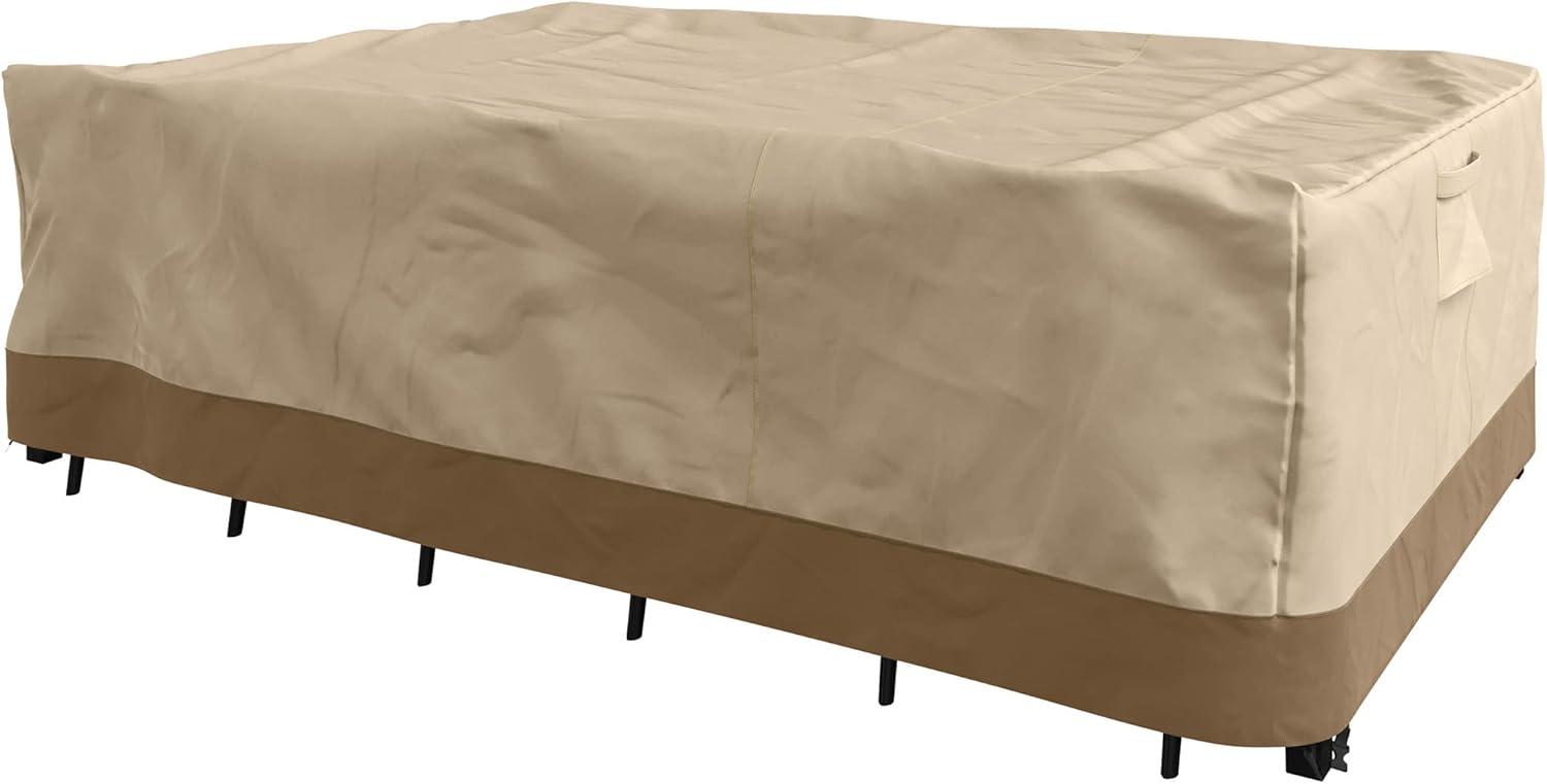 Pure Garden 88" Patio Table Cover Beige