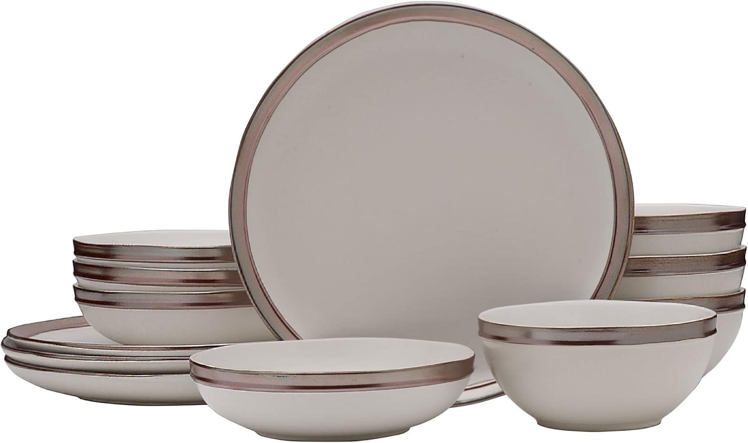 Test-Mikasa Miller White 12-Piece Dinnerware Set