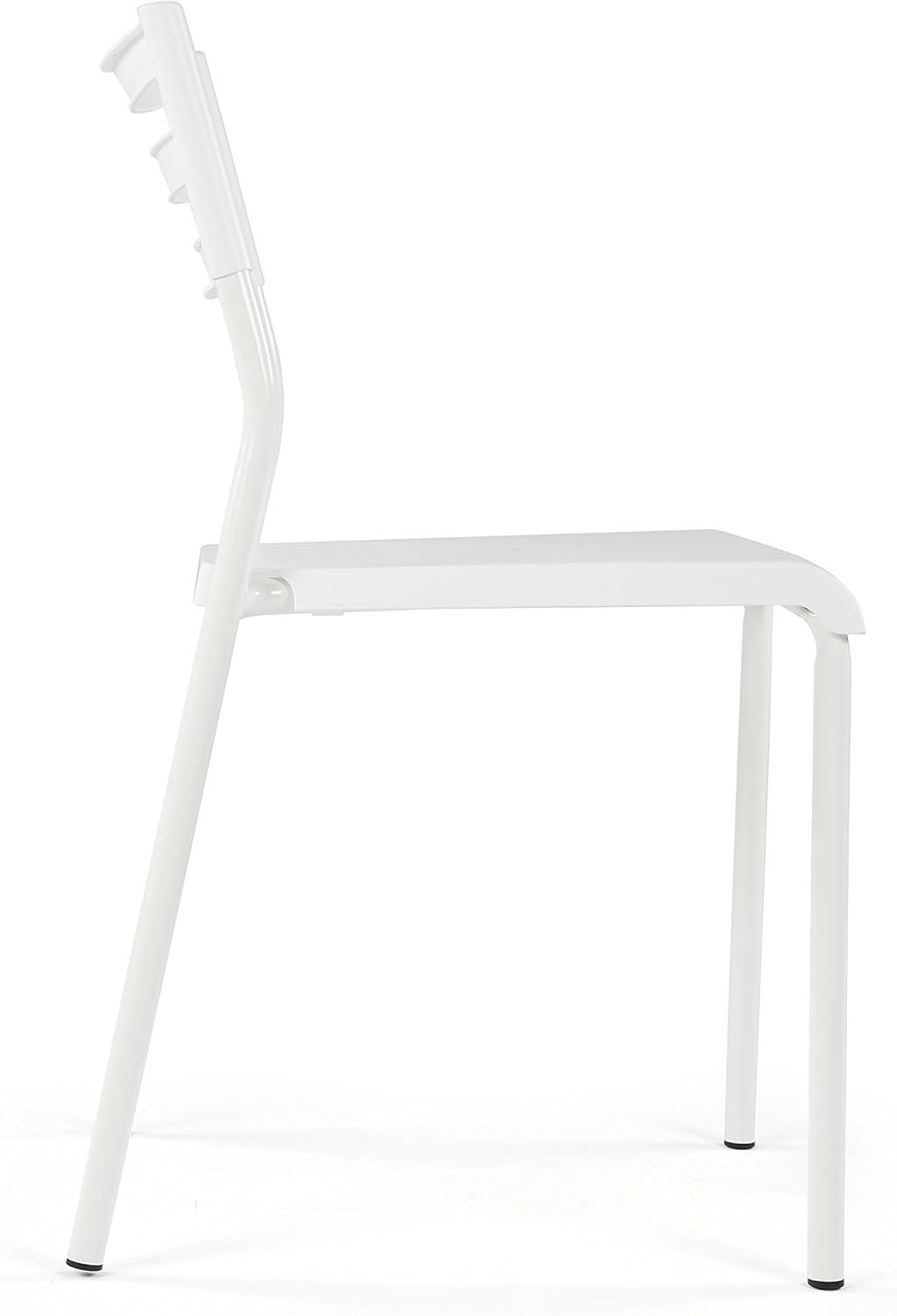 Humble Crew Lightweight Industrial Office Desk Chair, White