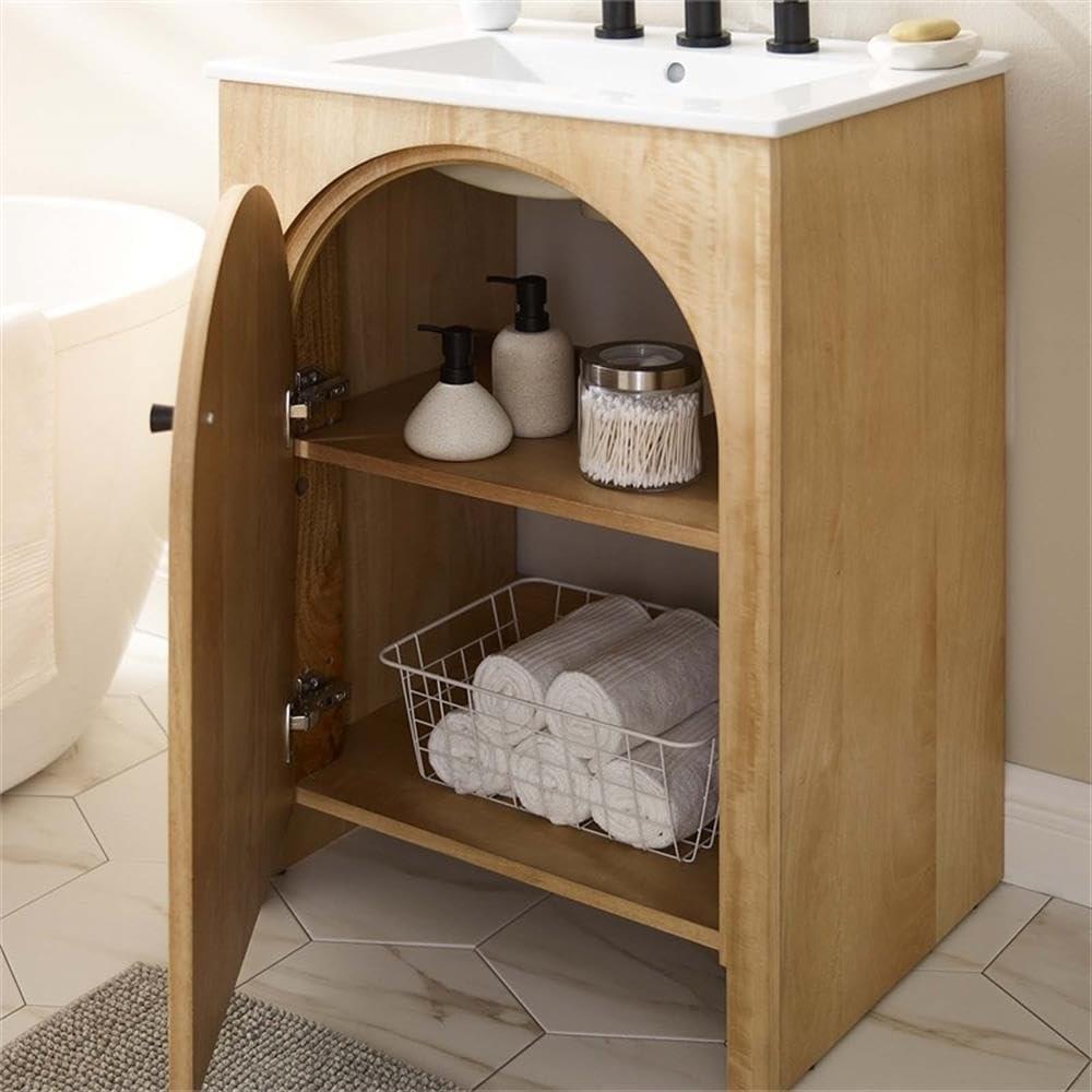 Modway Appia Single Bathroom Vanity with Ceramic Top