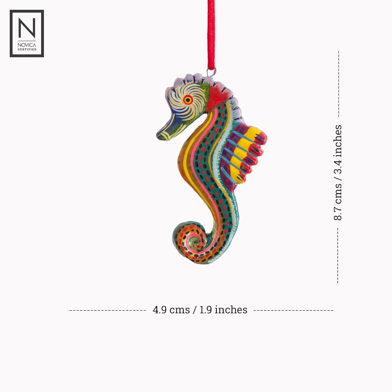 Ceramic Animals Hanging Figurine Ornament (Set of 6)