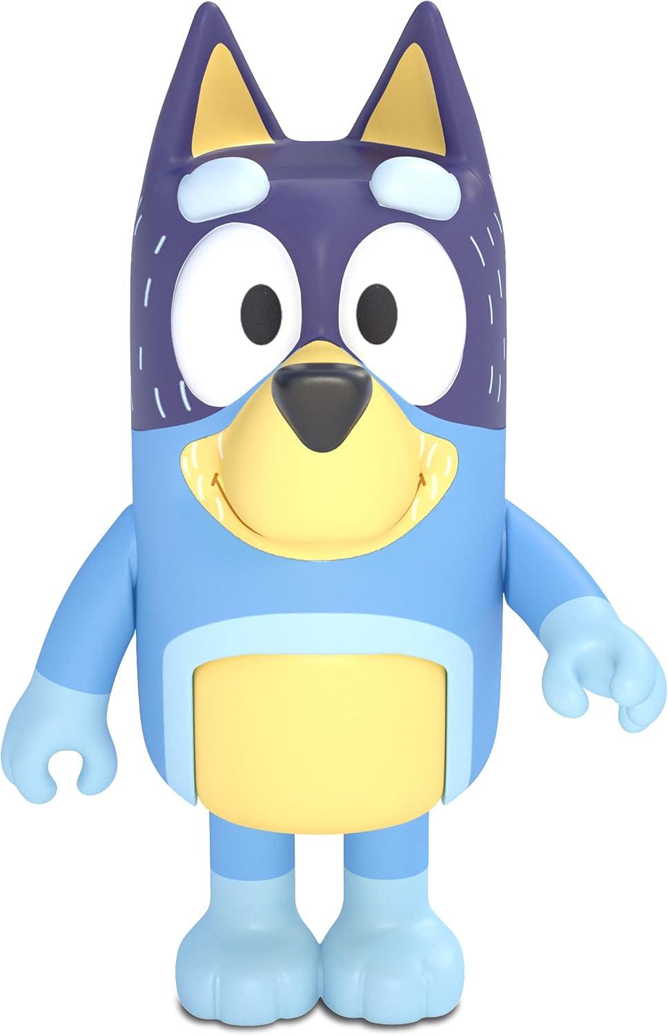 Bluey Family Figure 4-Pack, with Mum Dad Bingo Bluey, Ages 3+, Toddler Toys