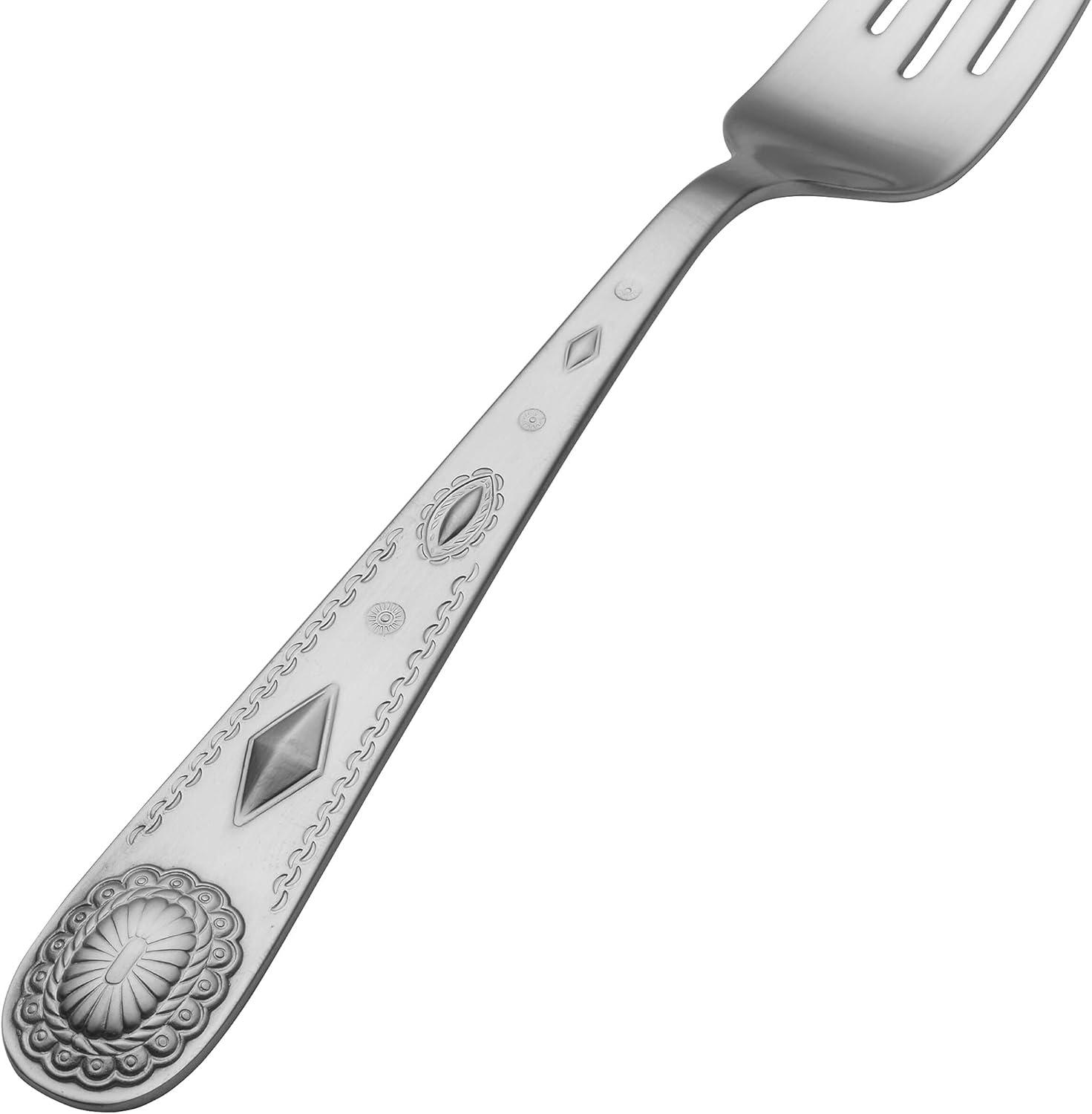 Wallace Taos 45-Piece 18/10 Stainless Steel Flatware Set, Service for 8