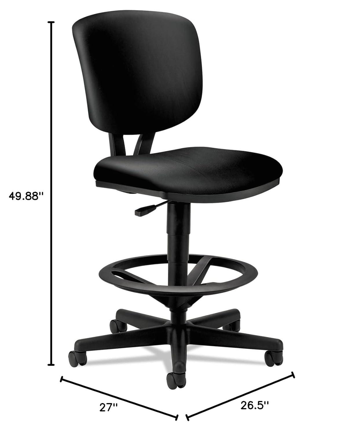 HON® Volt Series Mid-Back Genuine Leather Drafting Chair