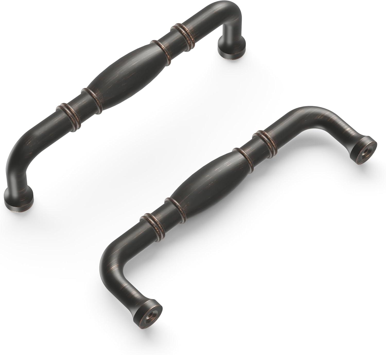 Williamsburg Kitchen Cabinet Handles, Solid Core Drawer Pulls for Cabinet Doors, 3-3/4" (96mm)