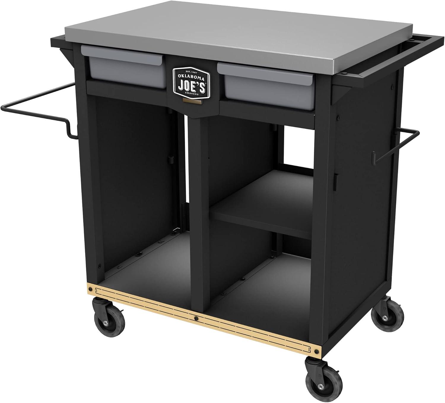 Oklahoma Joe's Prep/Storage Cart Steel 36 in. H X 20 in. W X 30 in. L