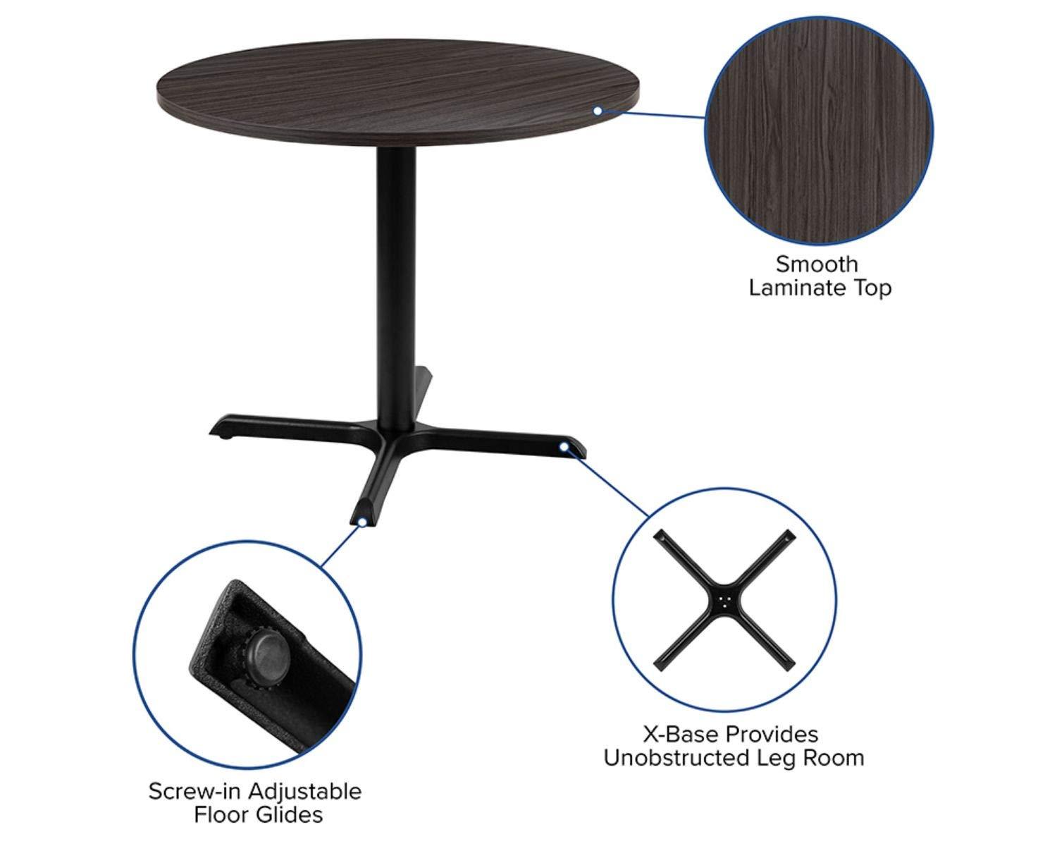 Flash Furniture 36" Round Multi-Purpose Conference Table - Meeting Table for Office