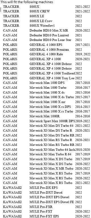 XX-Large Black Outdoor Polyester UTV Cover