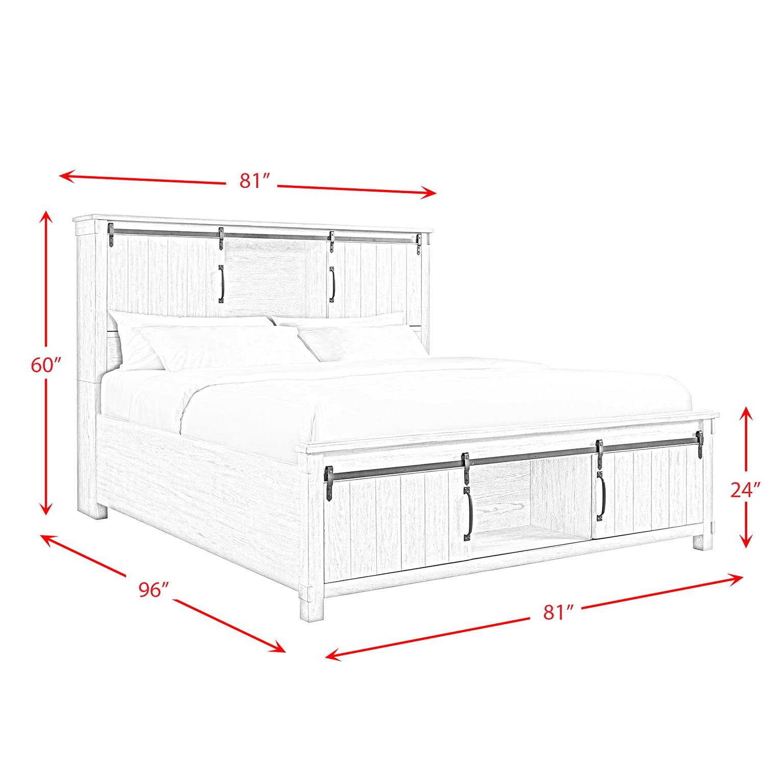 Picket House Furnishings Jack King Platform Storage Bed