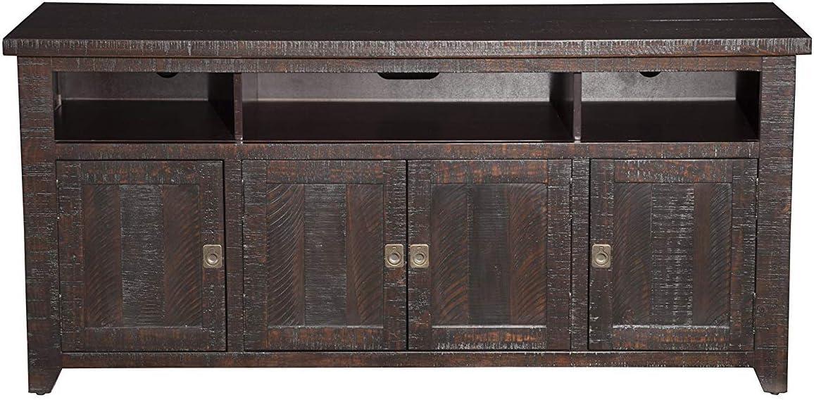 Coffee Plantation 65" Solid Wood TV Stand Espresso - Martin Svensson Home