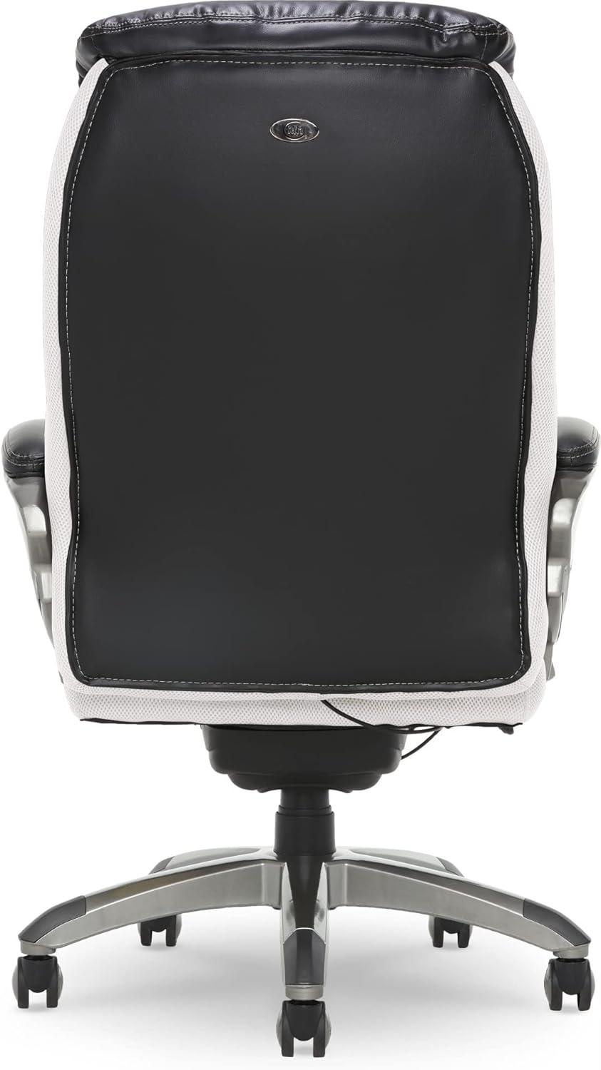 Serta Lautner Executive Office Chair, SmartLayers and ComfortCoils Technology, Adjustable Lumbar
