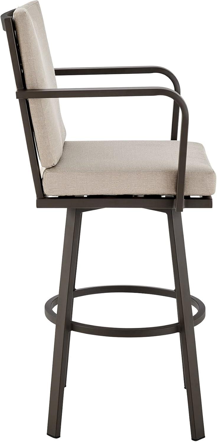 Armen Living Don 30 in. Outdoor Bar Stool