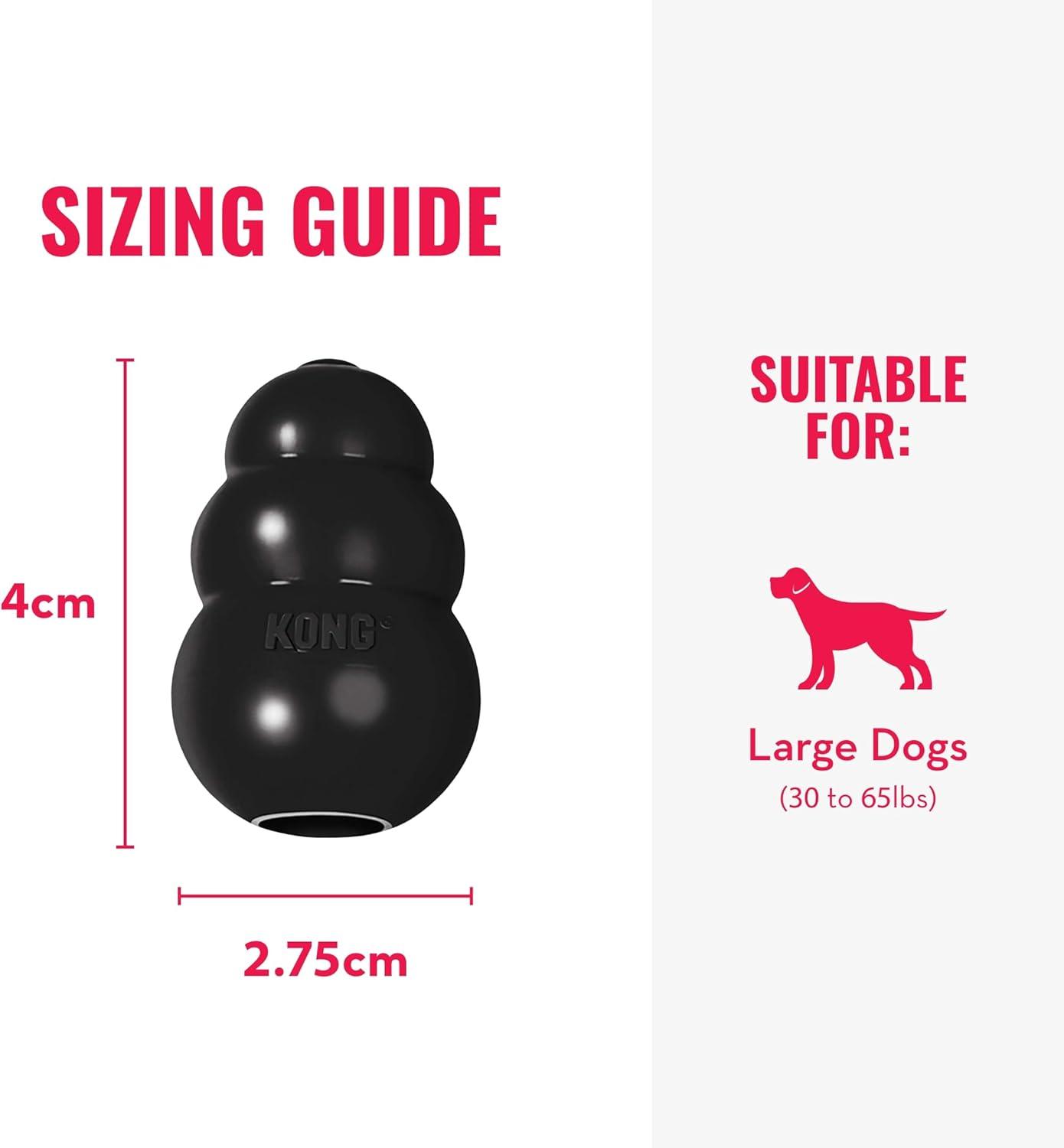 KONG Extreme Dog Toy, Black, Large