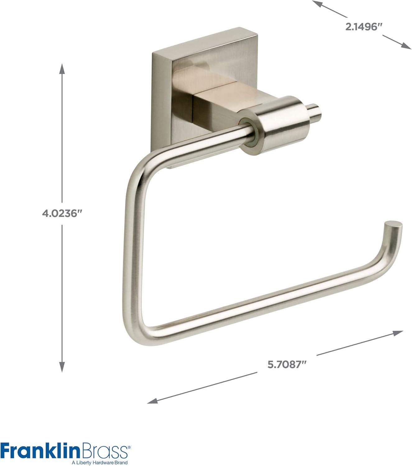 Brushed Nickel Wall Mounted Toilet Paper Holder