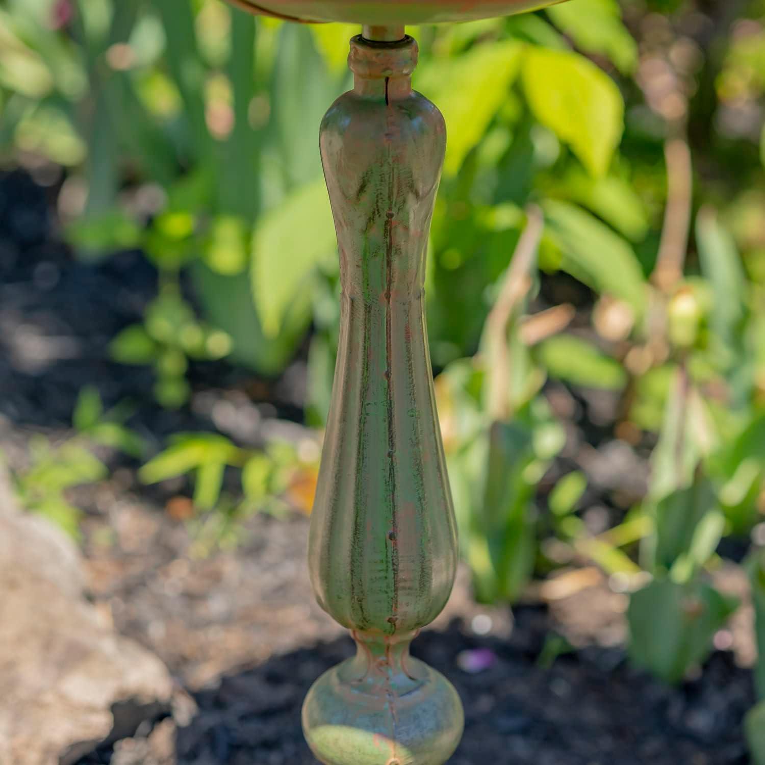 Ophelia & Co. Mattison Metal Pedestal Birdbath