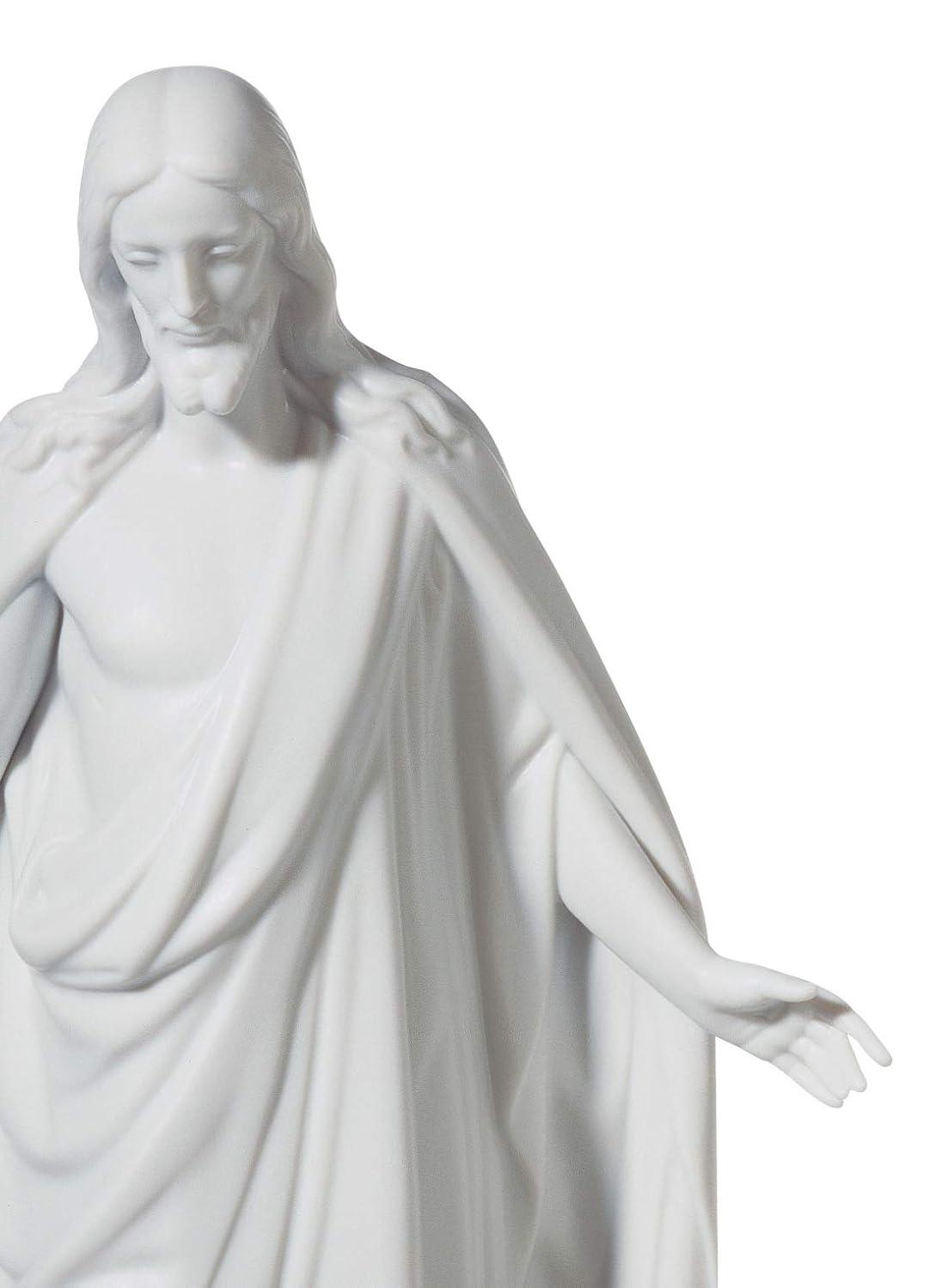 Lladro Christ Figurine. Left