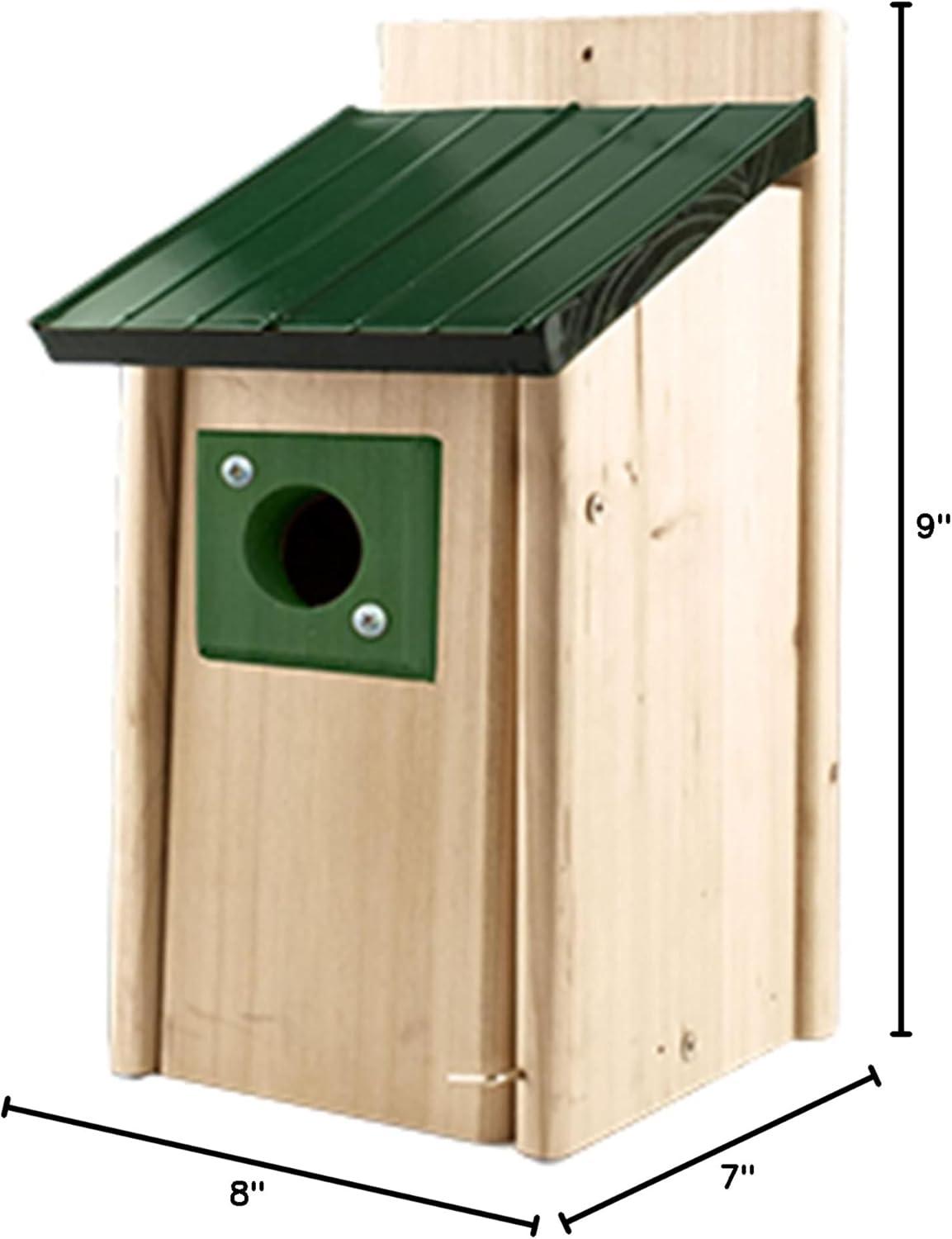 Wood Freestanding Decorative Bird Feeder