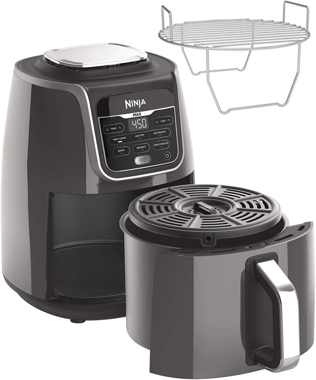 Gray 5.5 Qt Ceramic Electric Hot Air Fryer