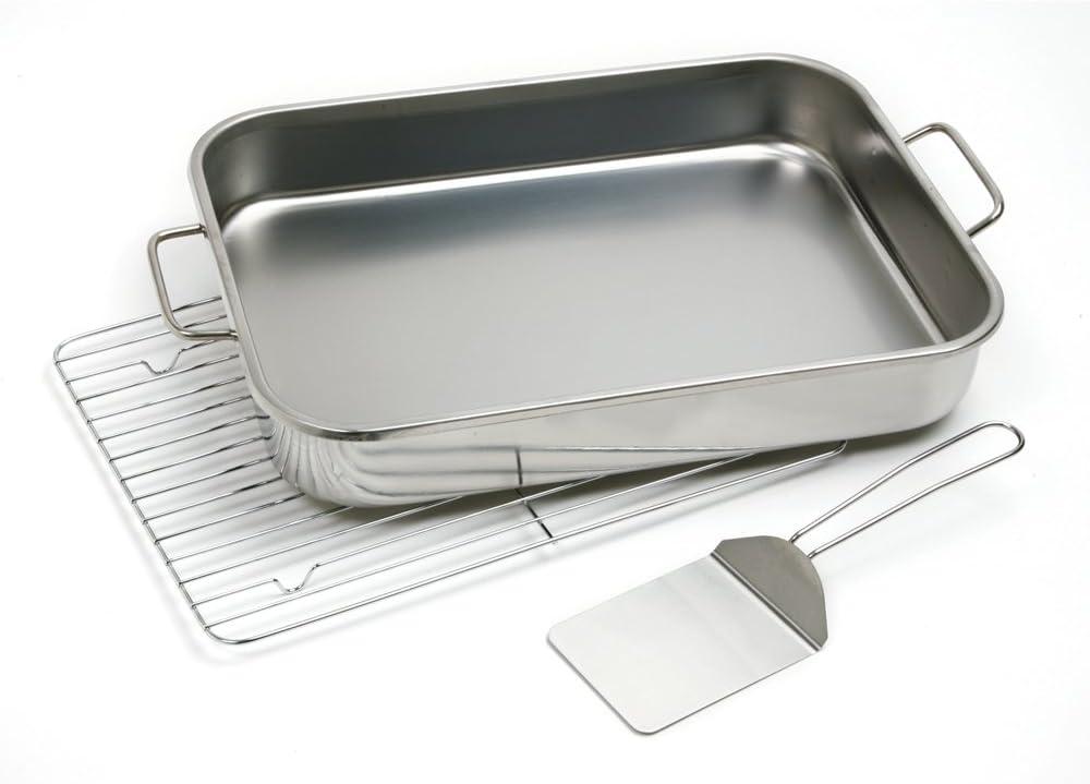 Norpro Stainless-Steel Roaster Pan Set