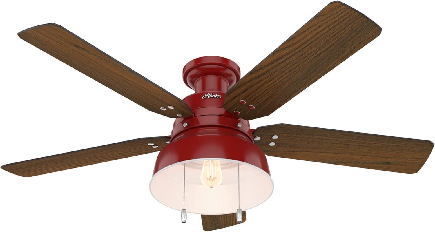 52" Mill Valley 5-Blade Outdoor Ceiling Fan with Light Kit