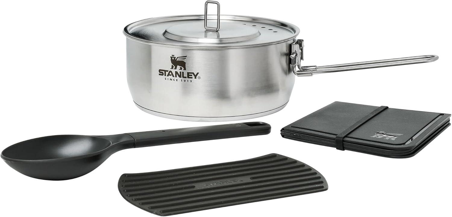 Stanley 1.9 QT Stainless Steel Camping Cook Set