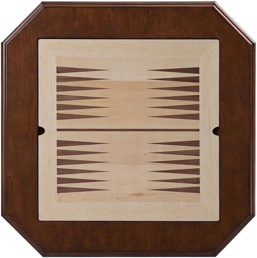 Saltoro Sherpi Bishop II Game Table with Drawer and Reversible Game Board, Cherry or Black (2 Count)