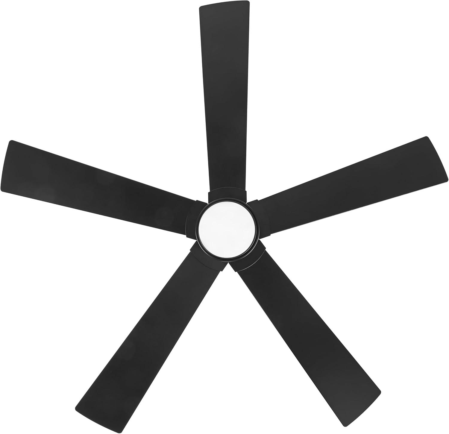 5 - ABS Blades Indoor Ceiling Fan with Light and Remote