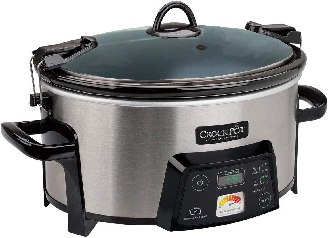 Crock-Pot SCCPCTS605-S Cook Travel Serve 6-Quart Programmable Slow Cooker