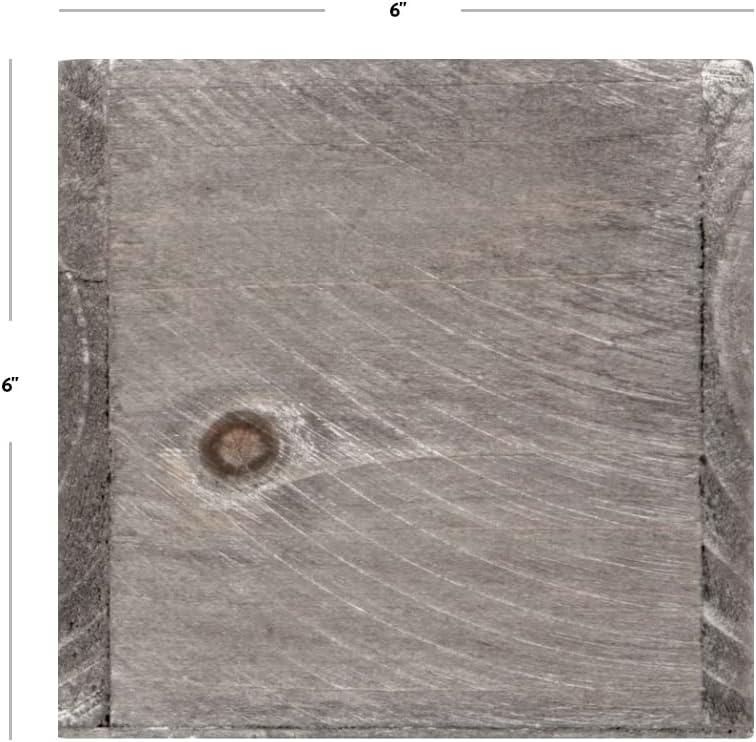 Union Rustic Gritton Wood Table Vase (Set of 6)