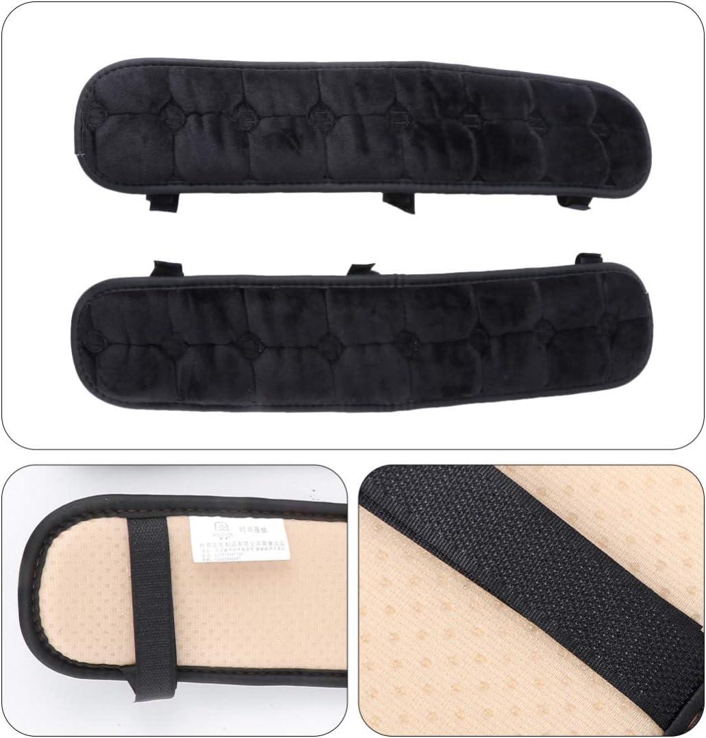 Black Memory Foam Office Chair Armrest Cushions