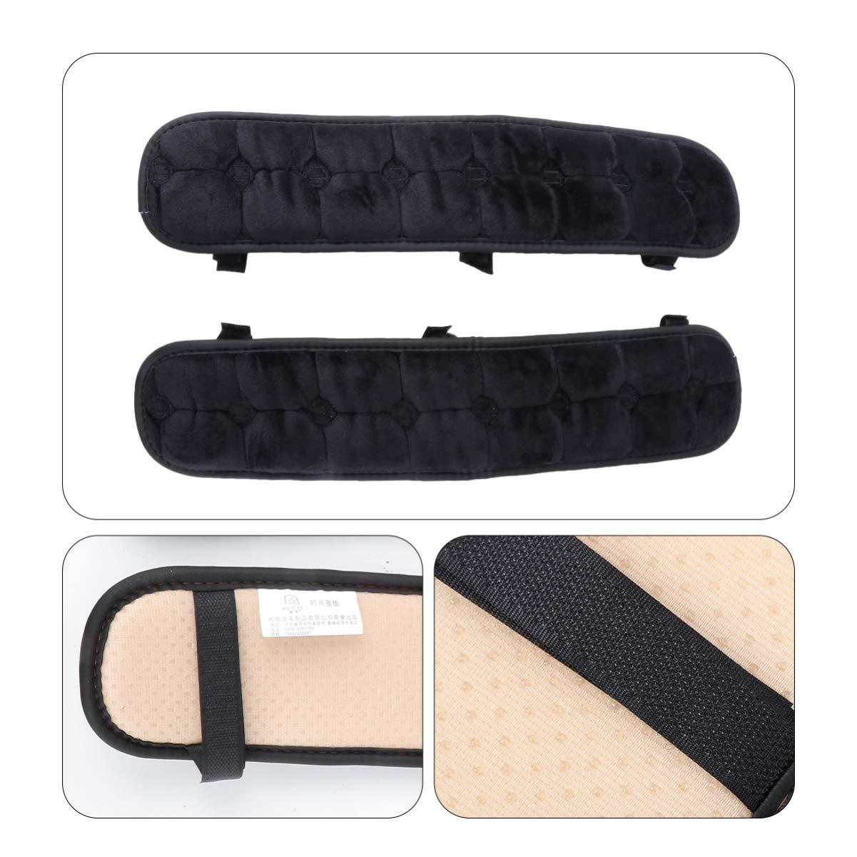 Black Memory Foam Office Chair Armrest Cushions