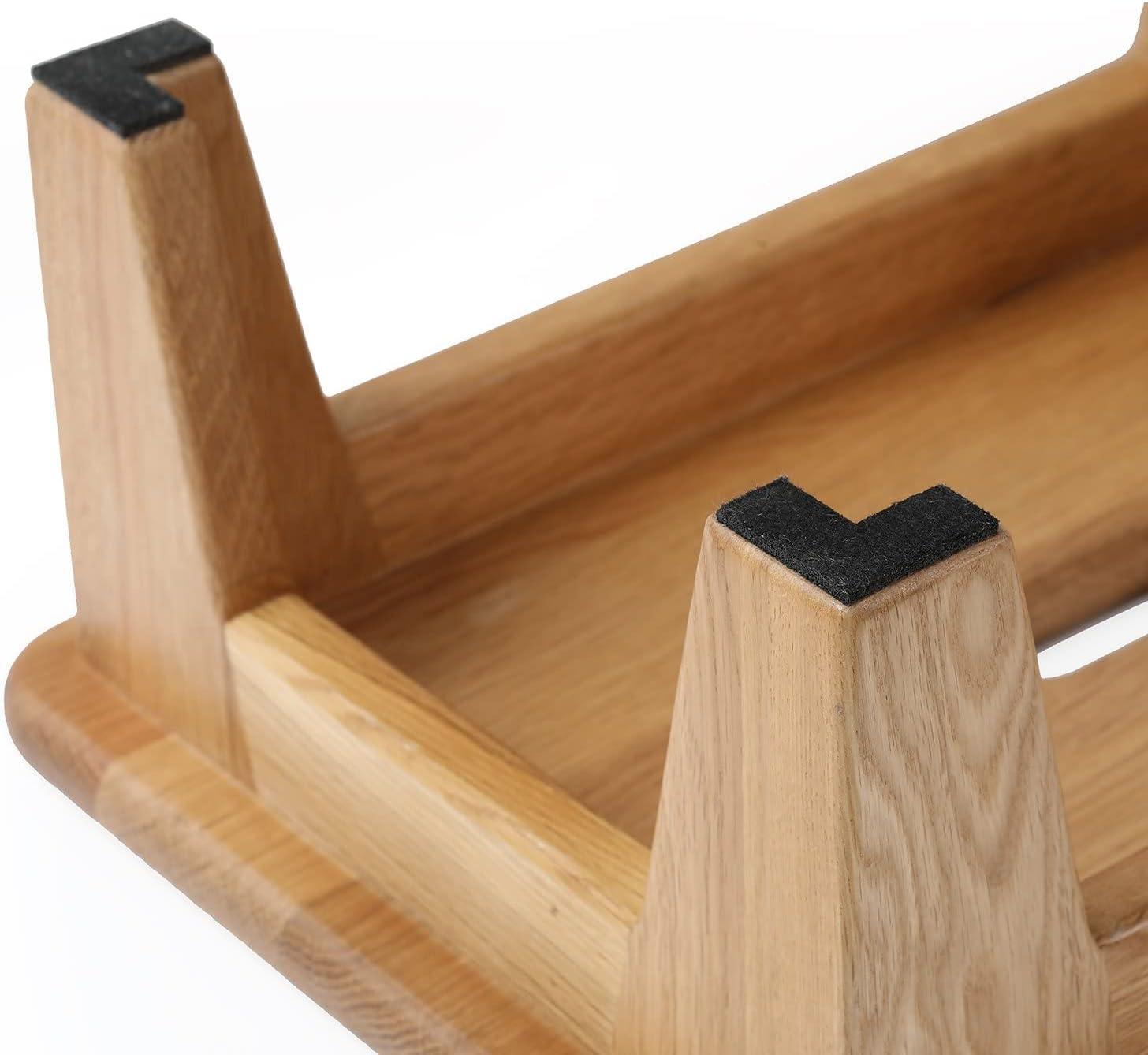 CONSDAN Oak Wood Step Stool