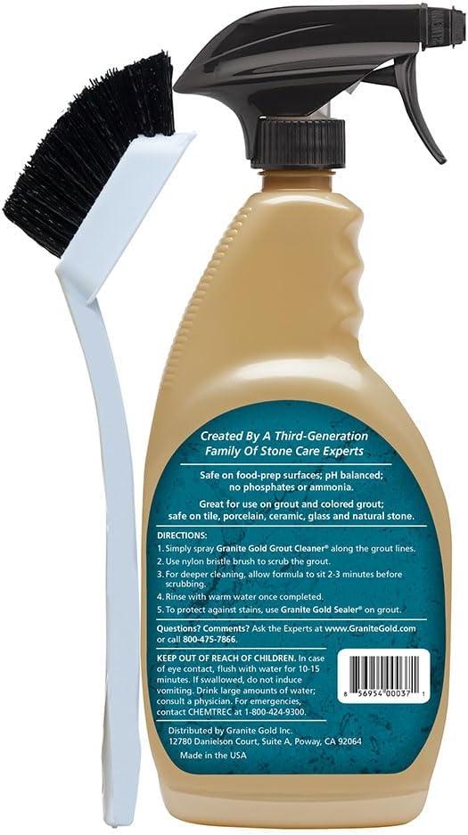 Granite Gold 24 oz Grout Cleaner with Brush