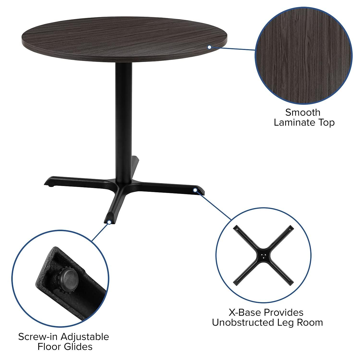 Flash Furniture 36" Round Multi-Purpose Conference Table - Meeting Table for Office