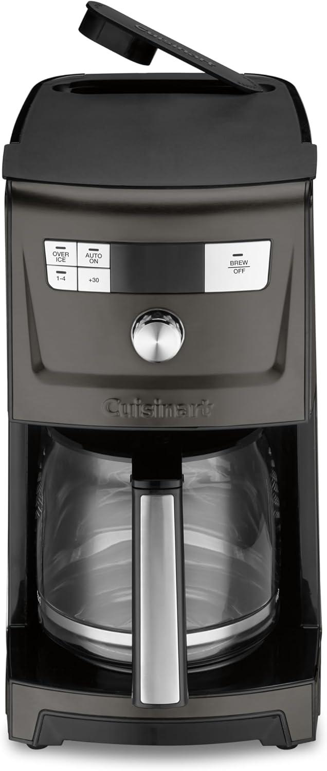 Black Stainless Steel 14-Cup Programmable Coffeemaker