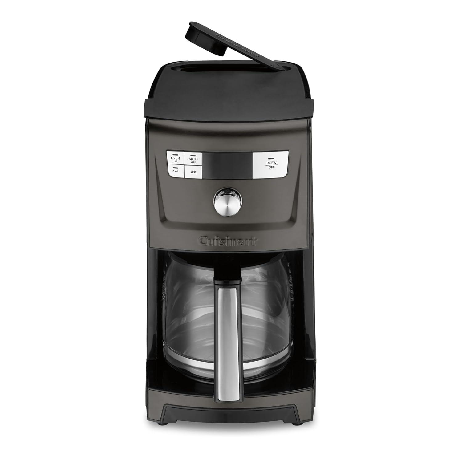 Black Stainless Steel 14-Cup Programmable Coffeemaker