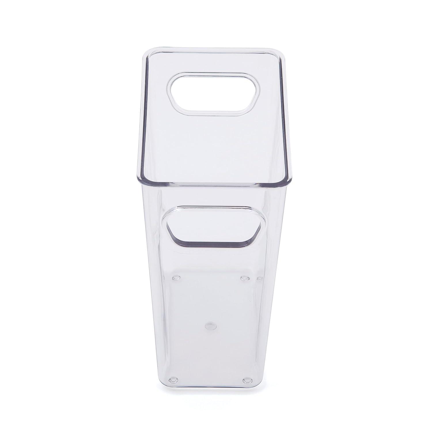Copco Mini Tall Storage Bin, Clear, 5.5 x 3.5 x 7 Inch