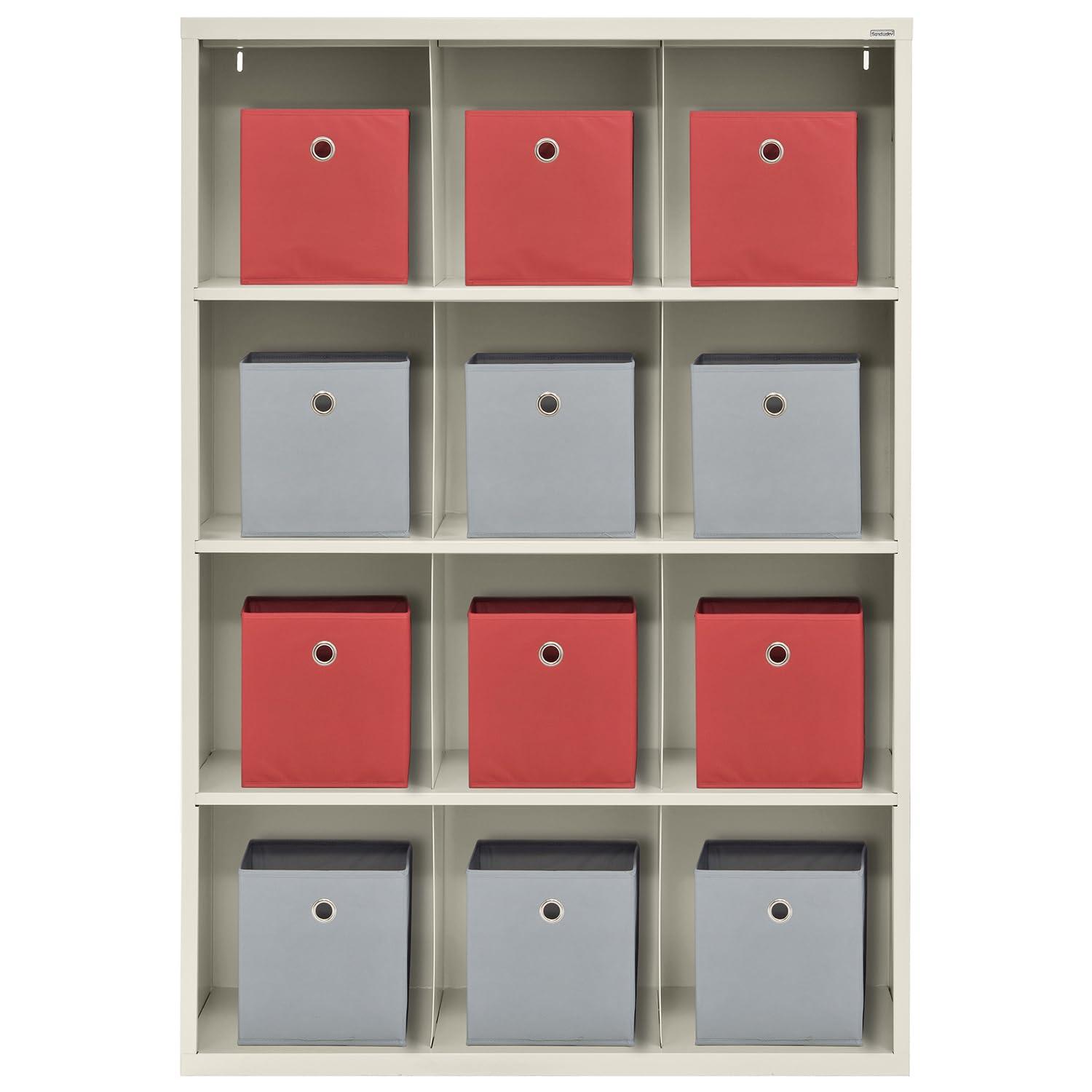 Cubby 66 in. Height All Steel Storage Organizer in Putty