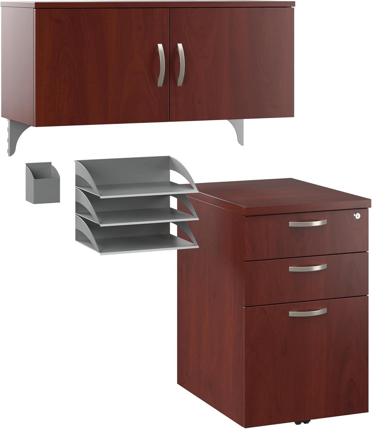 Bush Business Furniture Office In An Hour 3 -Drawer File Cabinet & Accessory Kit