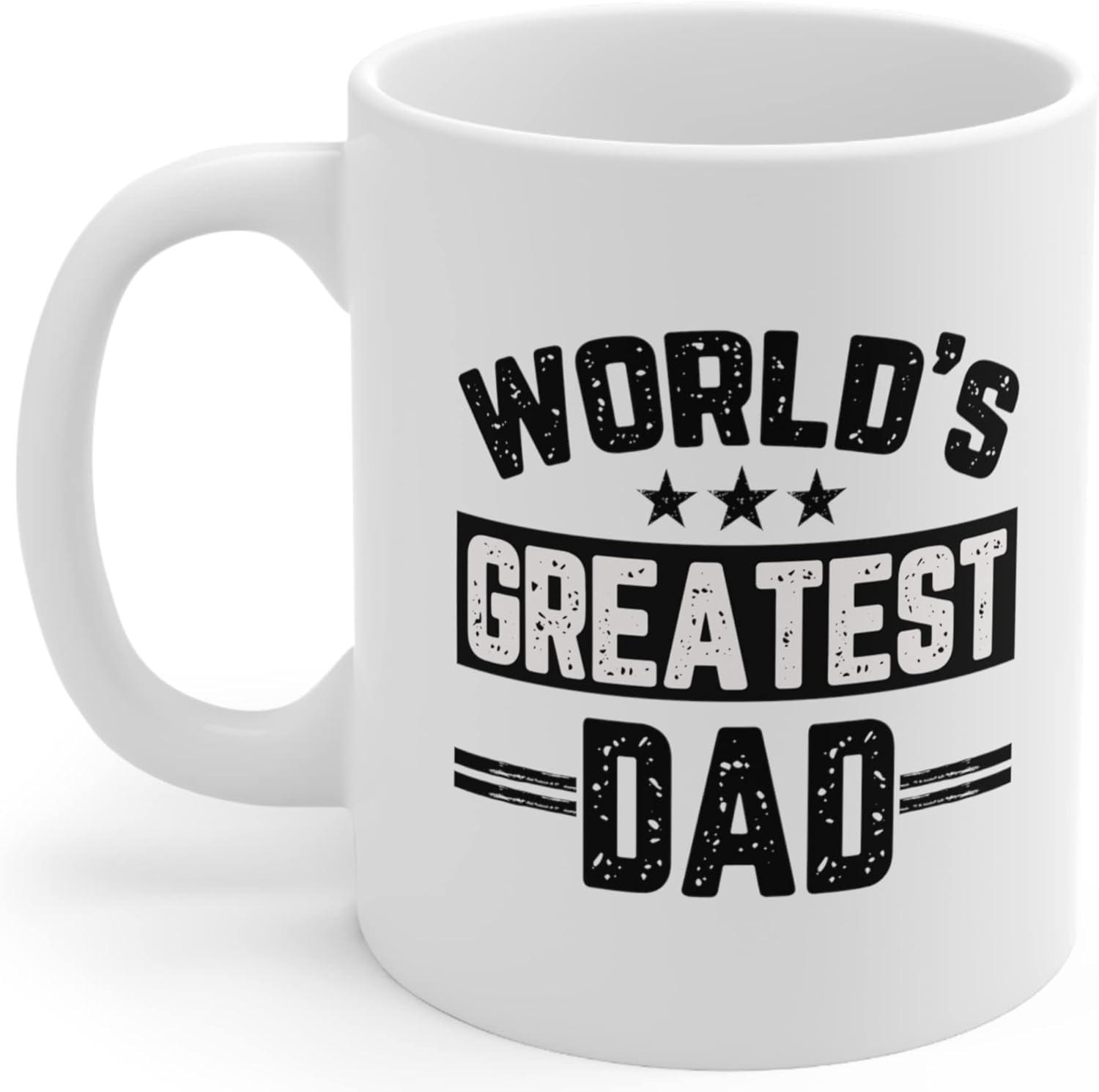 World's Greatest Dad Semi-Finalist White Ceramic Coffee Mug