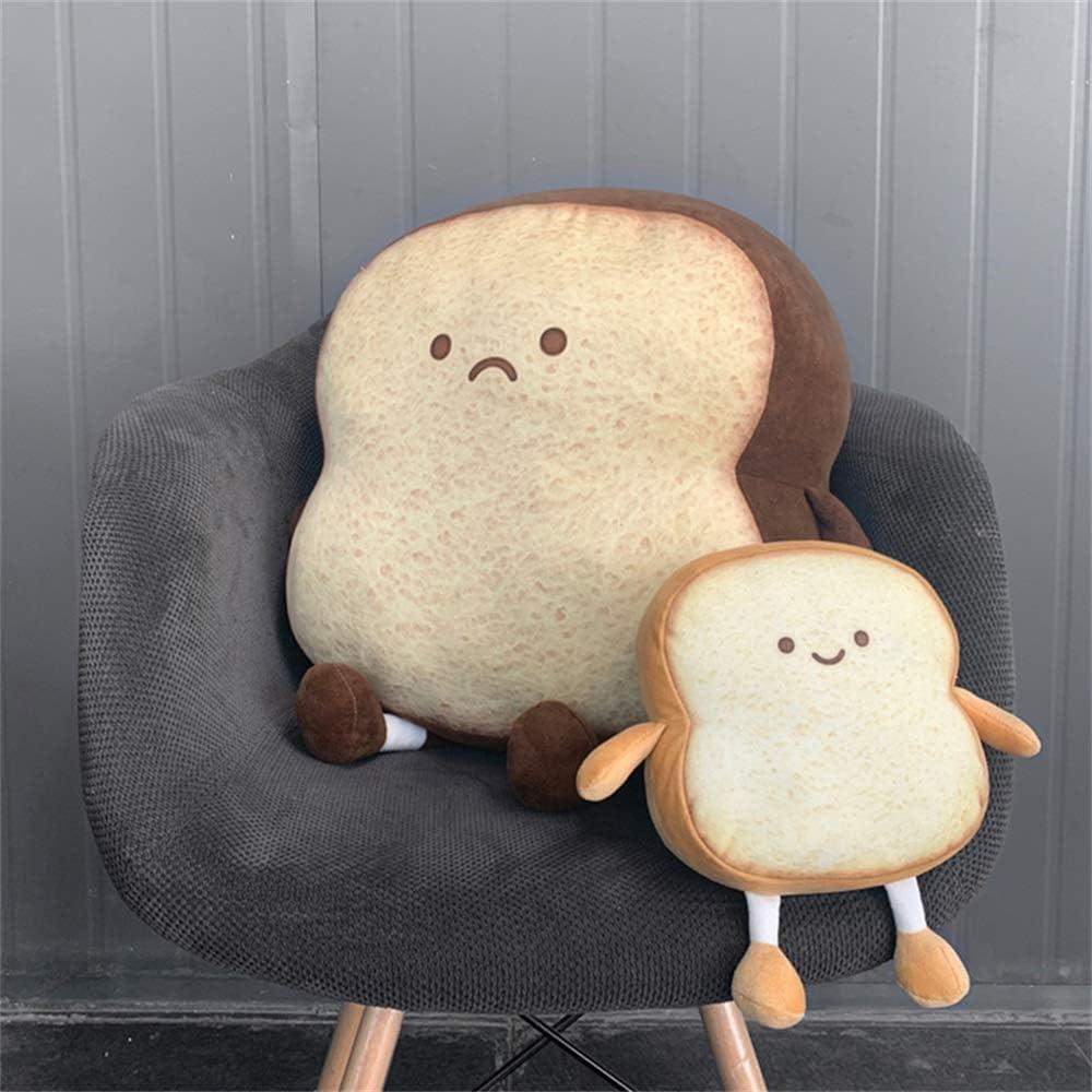 Small Golden Toast Bread Plush Pillow