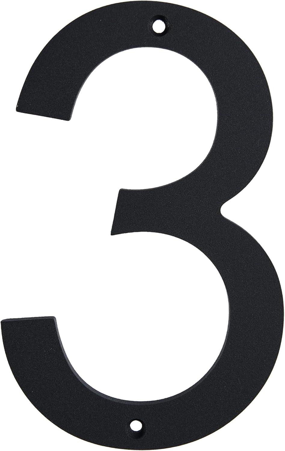 Barton 6'' H Stainless Steel House Number
