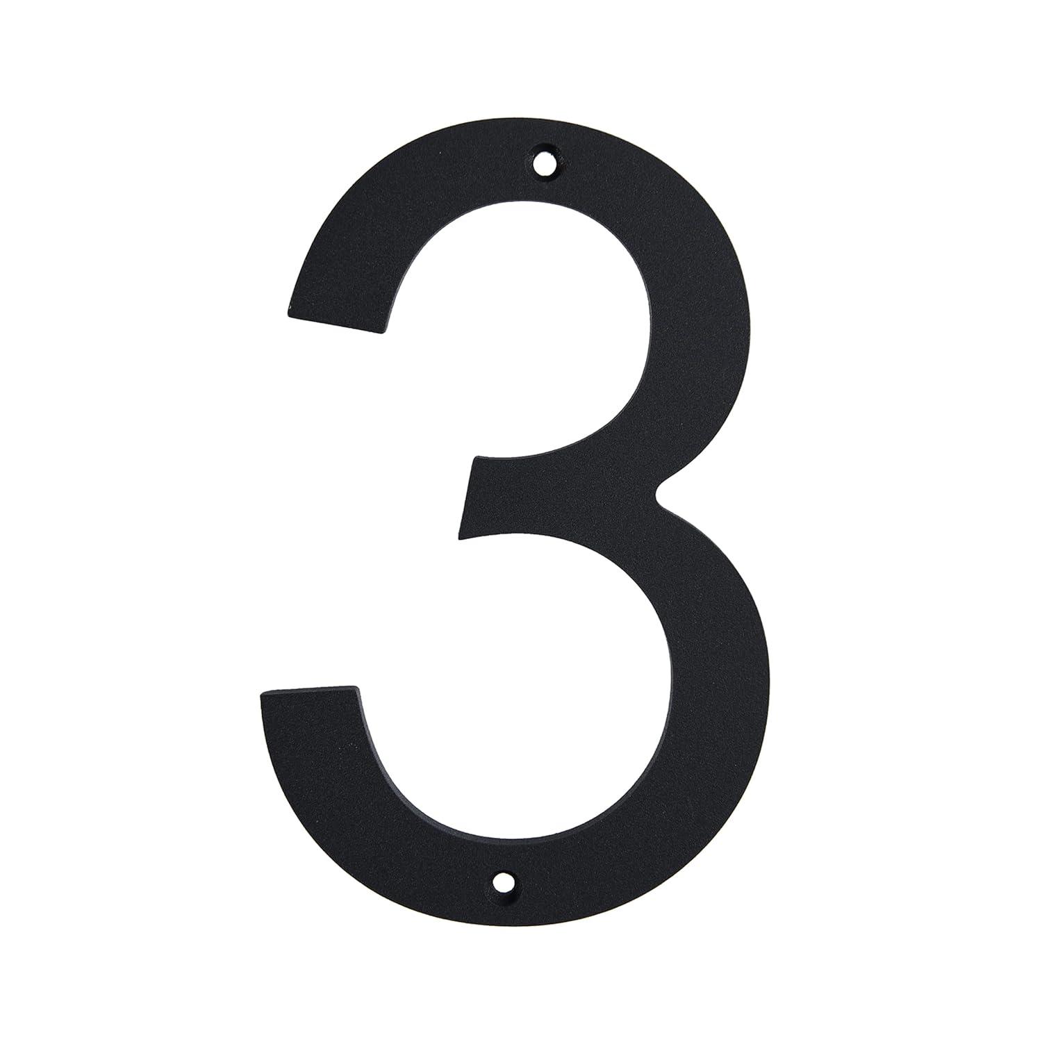 Barton 6'' H Stainless Steel House Number