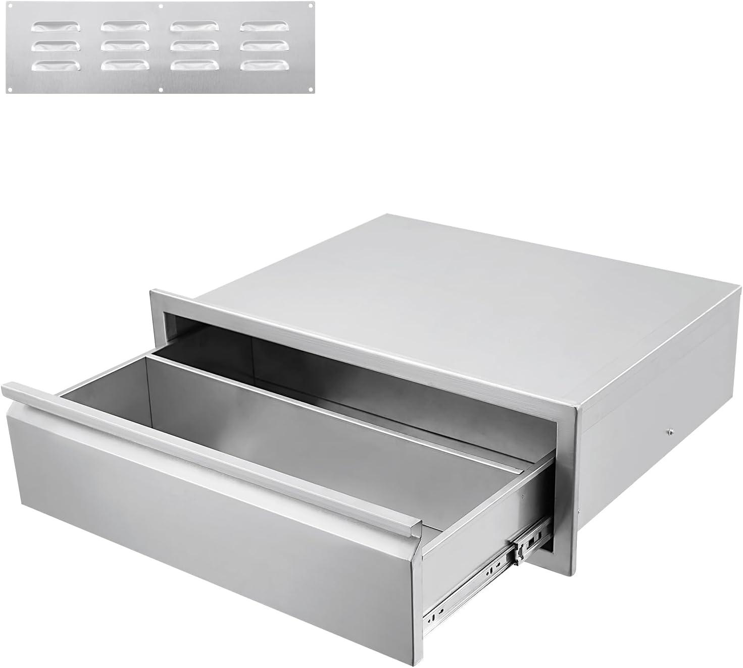 30'' Stainless Steel Drawers