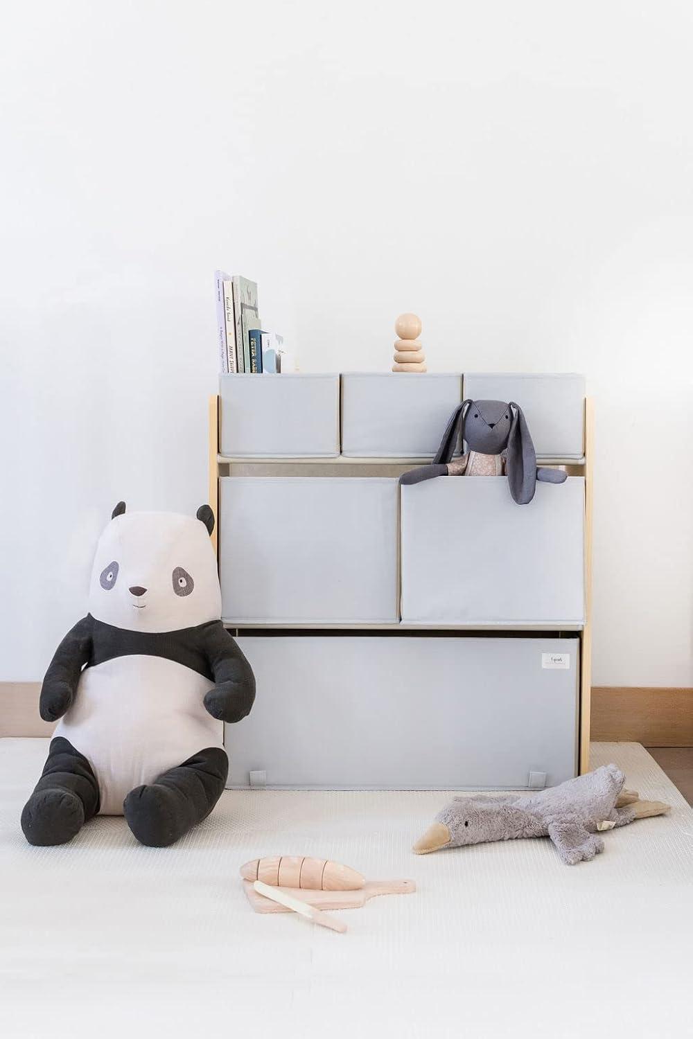 3 Sprouts - Toy Organizer Storage Unit with 6 Bins